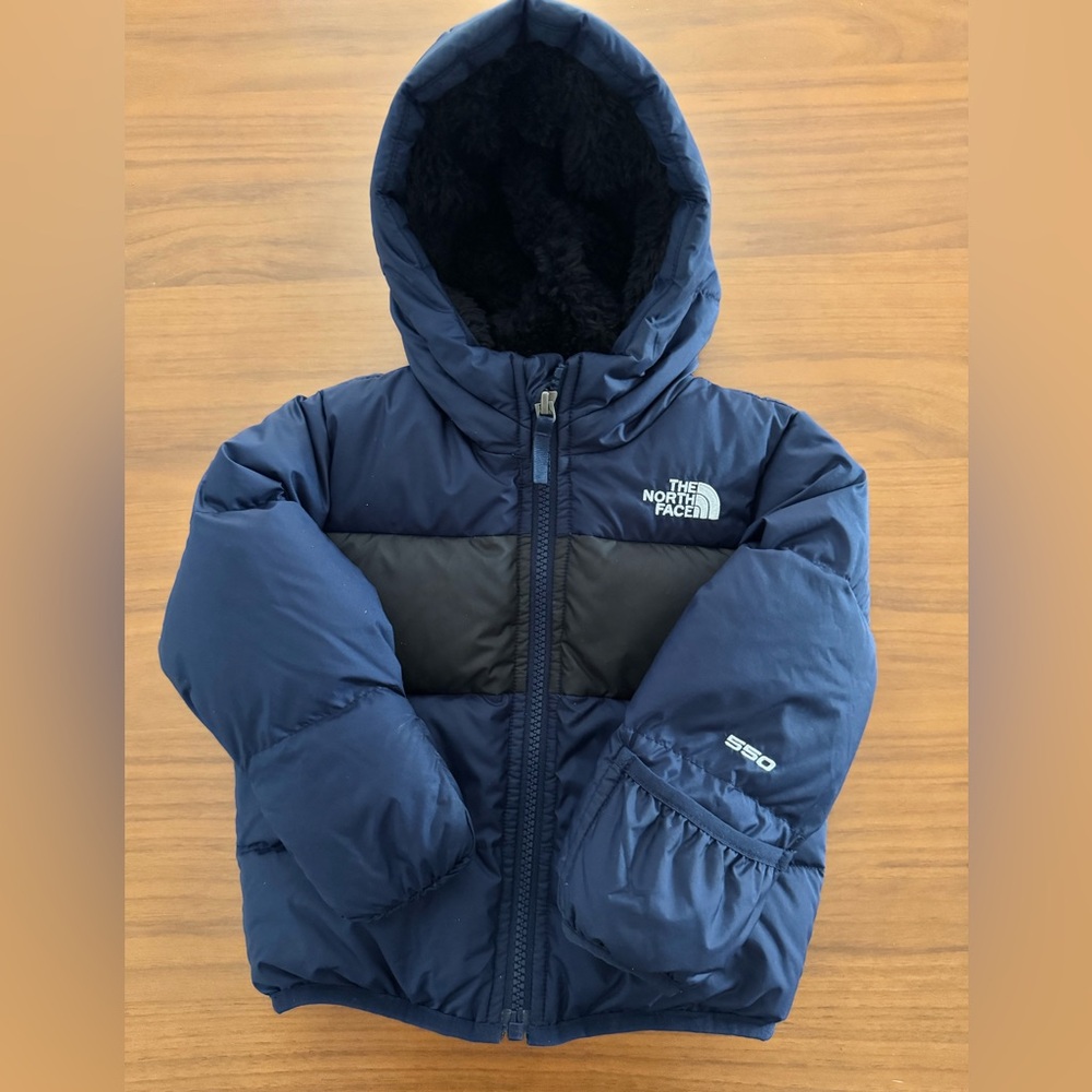 The North Face Moondoggy 550 Fill Down black/navy Jacket Baby